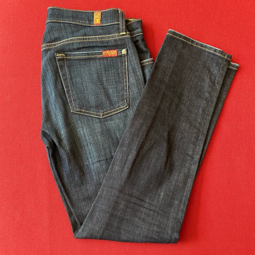 7 For All Mankind 28 Slim Cigarette Jeans perfect!